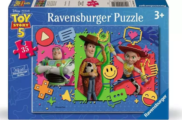 Puzzle Ravensburger Toy Story 5: Storia di giocattoli 35 pezzi