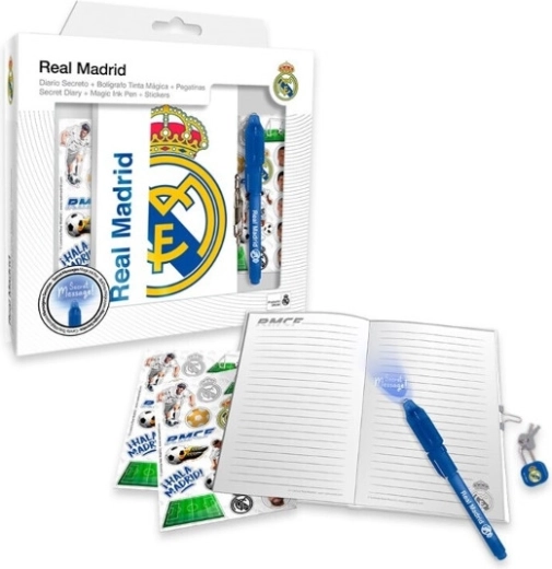 Diario con penna magica Real Madrid
