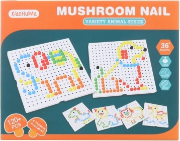 Mosaico a bottoni colorato 120 pz