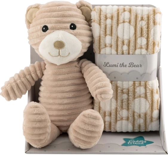 Freeon Free2Play peluche con coperta Lumi The Bear