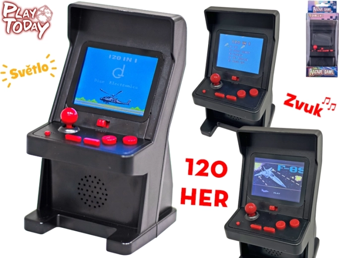 Console di gioco portatile Play Today con 120 giochi e schermo a colori