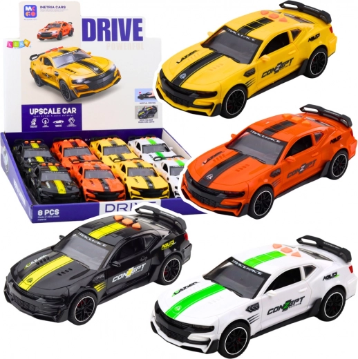 Auto sportivo con porte apribili, motorizzato, luci e suoni