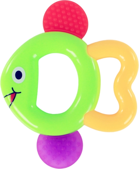 Sonaglio e massaggiagengive a forma di pesce