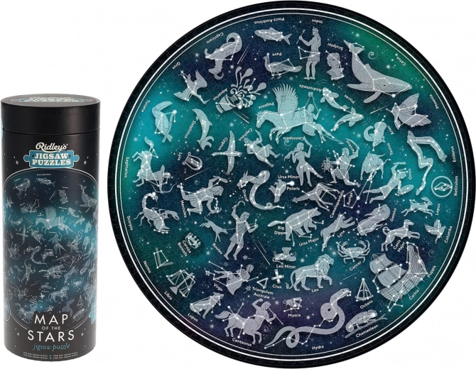 Mappa delle costellazioni 1000 pezzi di Ridley's Games