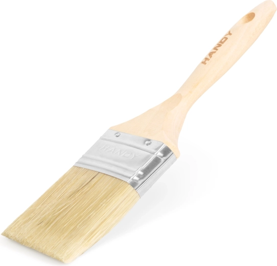 Pennello piatto da imbianchino con manico in legno 75 mm