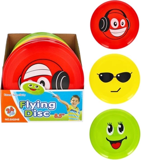 Disco volante per bambini con faccina sorridente