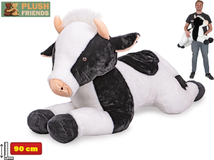 Mucca di peluche 90 cm Plush Friends