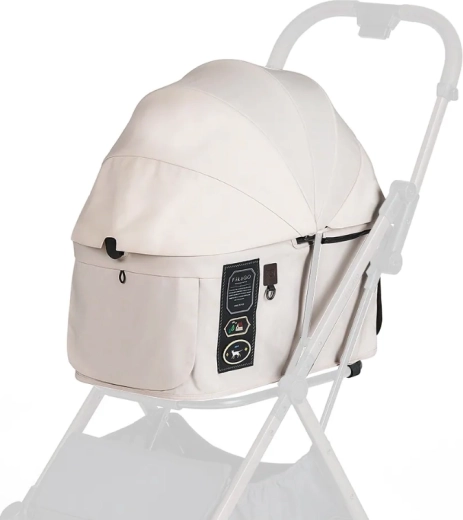 FIKAGO cappottina e rivestimento per passeggino FTG2 Creamy Cloud