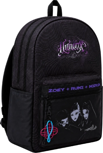 Zaino scolastico GIM KPop Demon Hunters Huntrix nero 41 cm