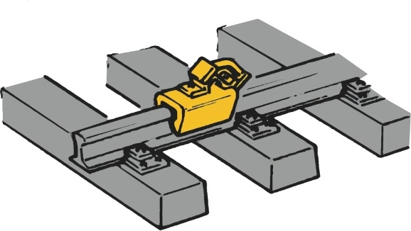 Fermate ferroviarie gialle ROCO, set da 12 pezzi