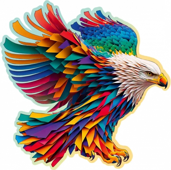 Puzzle di legno Aquila Acuta 250 pezzi