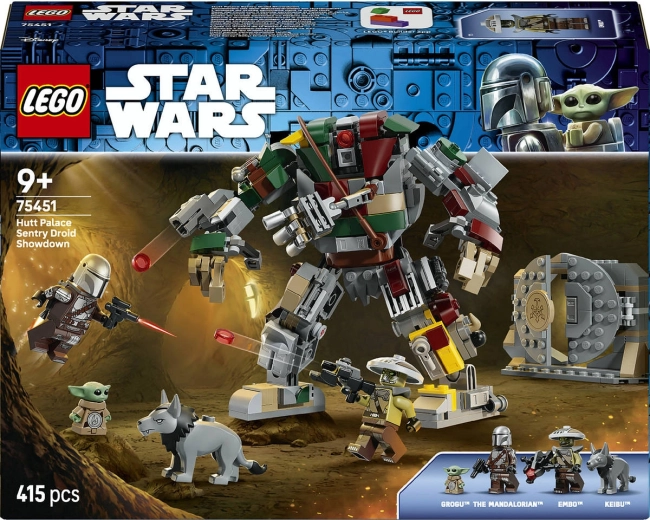 LEGO Star Wars scontro con il droide guardiano nel palazzo degli Hutt