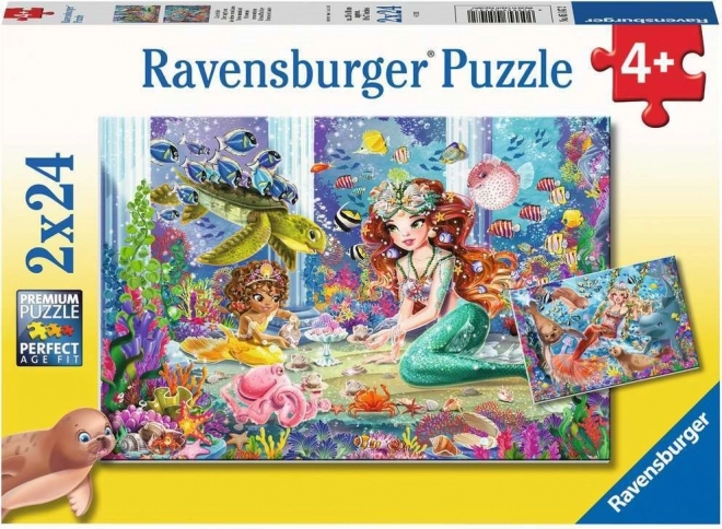 Ravensburger puzzle Sirene 2×24 pezzi