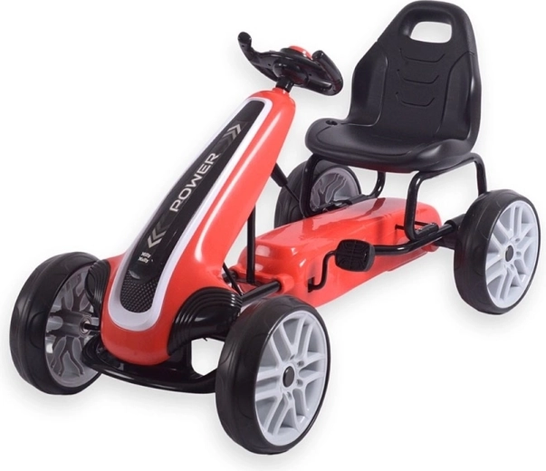 Kart a pedali per bambini MILLY MALLY Power – rosso