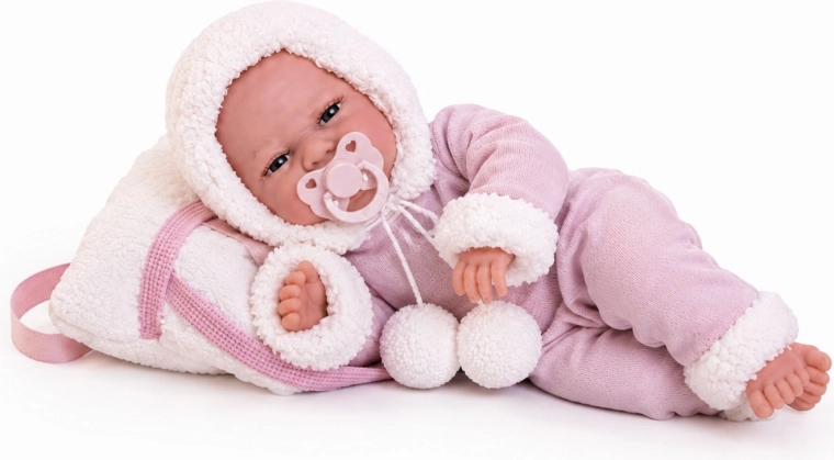 Clara - bambola neonato realistica con funzione di movimento e corpo morbido