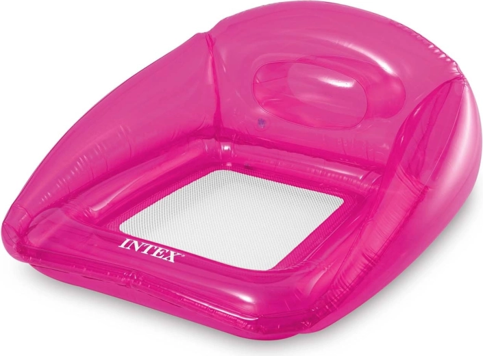 Poltrona galleggiante gonfiabile rosa Intex