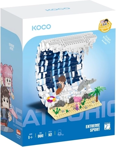 Set di costruzioni KOCO Surf 1471 pezzi