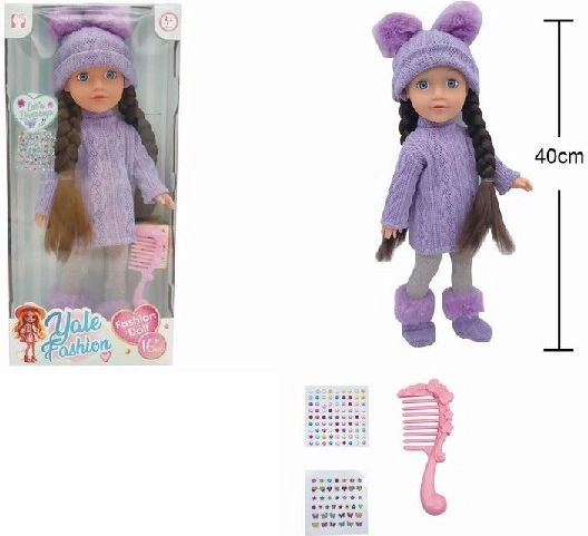 Bambola 30 cm con accessori, beve e fa la pipì