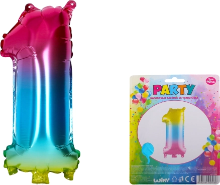 Palloncino gonfiabile arcobaleno numero 1