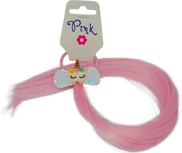 Fermaglio per capelli con ciocca intrecciata Unicorno