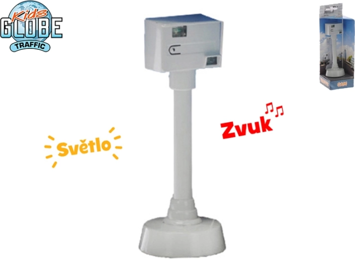 Kids Globe Traffic radar di velocità per bambini 12 cm con luce e suono