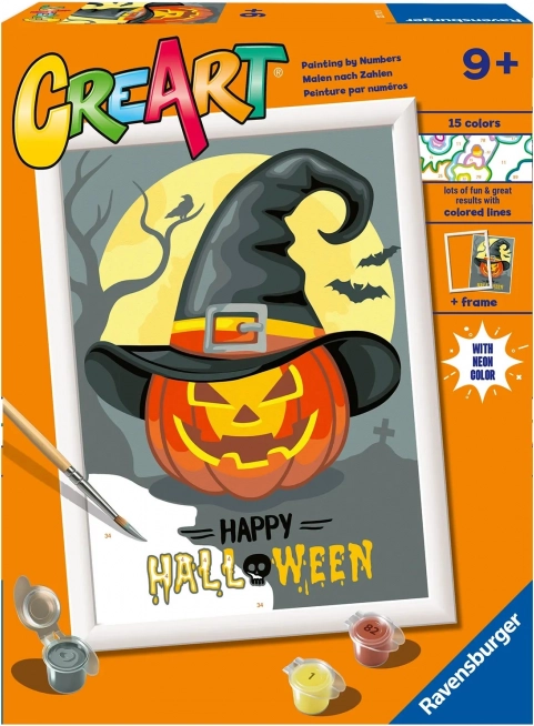 Creart happy halloween pittura con i numeri