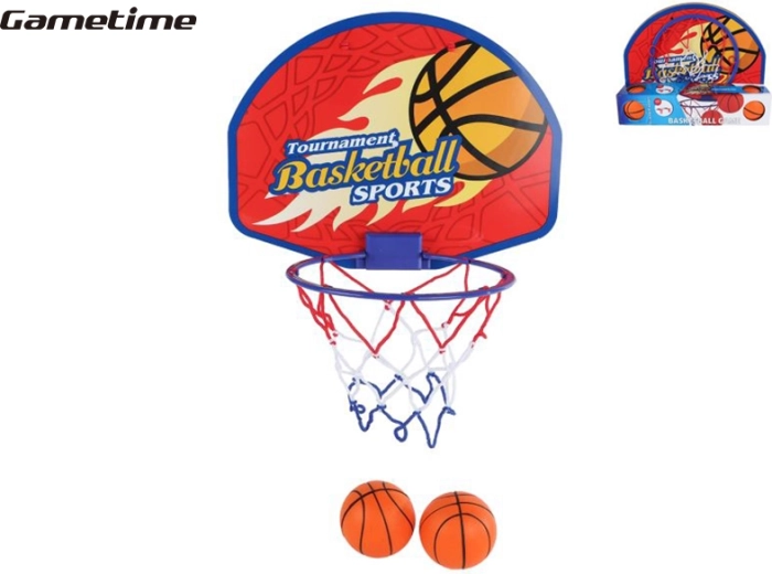 Gametime canestro da basket per bambini con due palloni