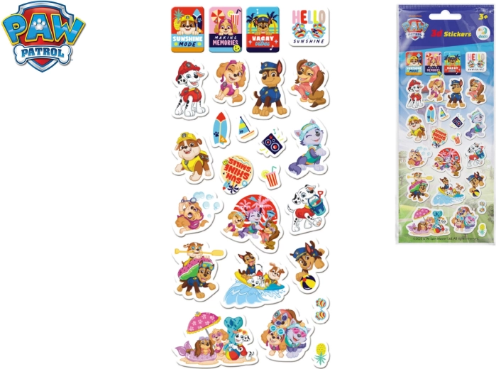 Set di adesivi 3D Paw Patrol (Tlapková patrola)