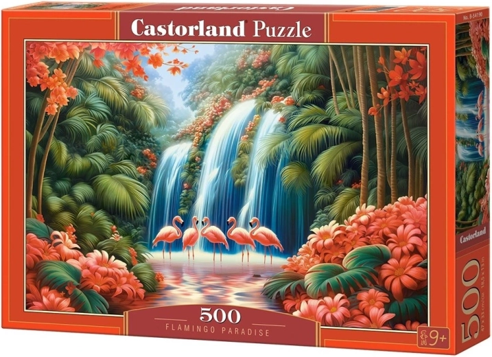 Puzzle Castorland Mondo esotico dei fenicotteri 500 pezzi