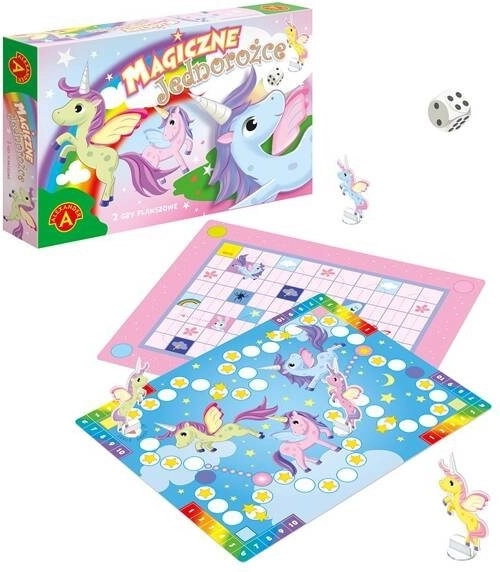 Unicorni Magici – set di due giochi da tavolo per bambini