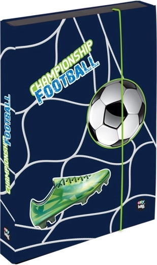 Scatola porta quaderni A5 jumbo calcio