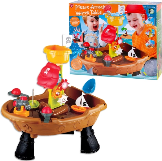 PlayGo tavolo d’acqua Attacco dei Pirati – set da 22 pezzi
