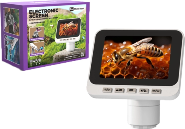 Oculare elettronico digitale con LCD da 2,8" e Wi‑Fi per microscopi e telescopi
