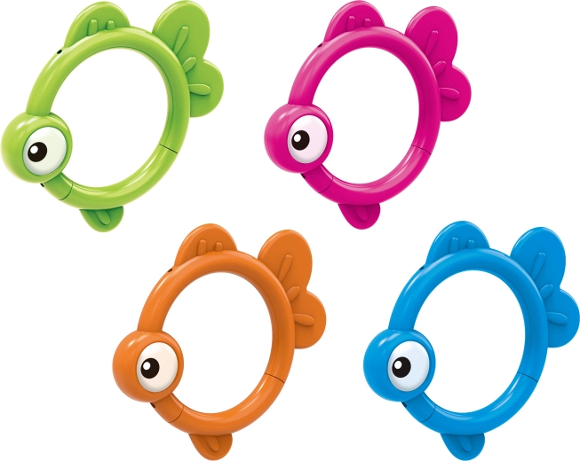 Set di anelli per immersioni a forma di pesce
