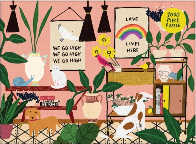 GALISON Puzzle Qui vive l'amore 1000 pezzi