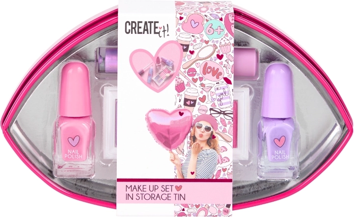 Create It! Love set di trucco per bambini a forma di labbra