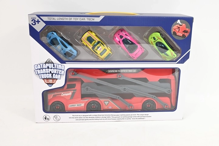 Set per bambini: camion bisarca con macchinine