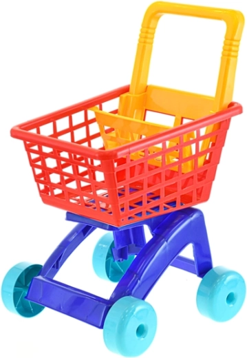 Carrello della spesa per bambini rosso 58 cm