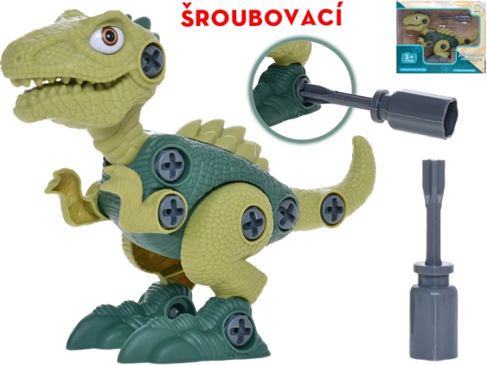 Dinosauro avvitabile 21 cm – set interattivo per bambini