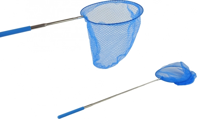 Retino pieghevole telescopico per farfalle e insetti 85 cm blu