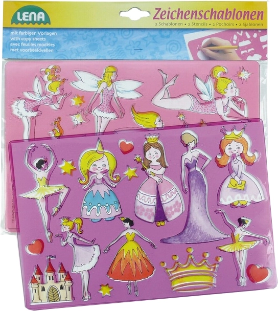 Stencil da disegno principesse e ballerine LENA