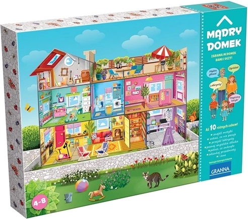 Granna La casa intelligente, gioco educativo con casetta 3D