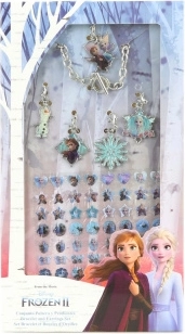 Disney Frozen 2 braccialetto con ciondoli e adesivi - 1 pezzo