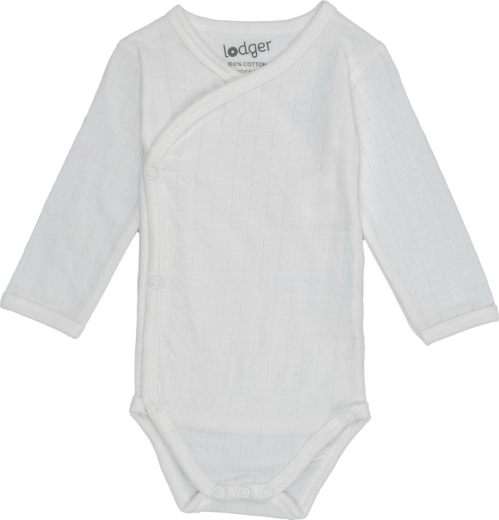 Body per bambino Lodger in cotone idrofilo con maniche lunghe cloud dancer