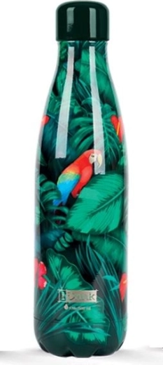 Thermos con motivo di uccelli tropicali