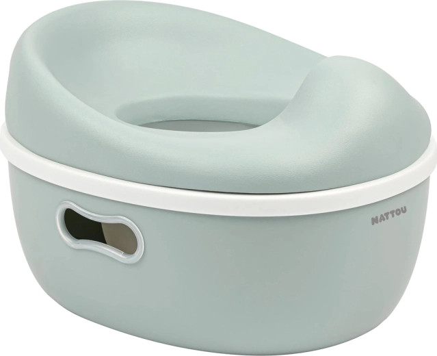Nattou vasino educativo 3 in 1 Potty verde salvia