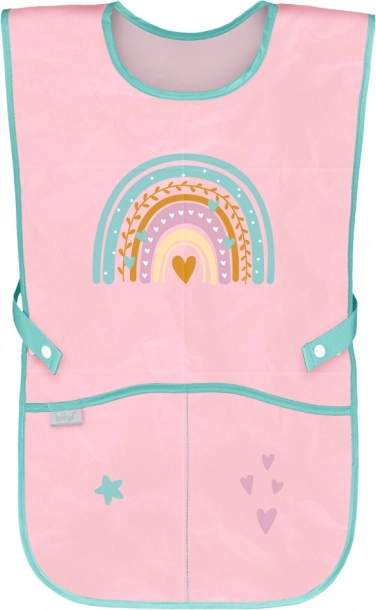 Grembiule per bambini arcobaleno rosa