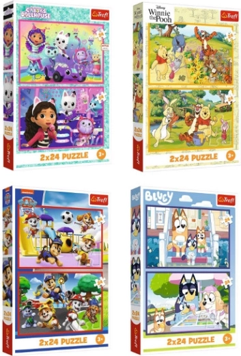 Puzzle 2×24 pezzi – motivi assortiti