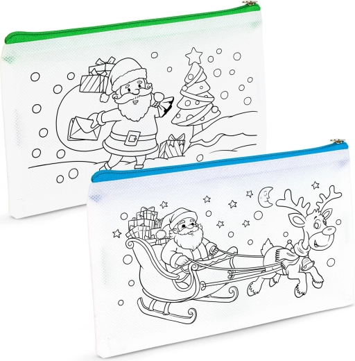 Astuccio da colorare con 4 pennarelli - 1 pezzo