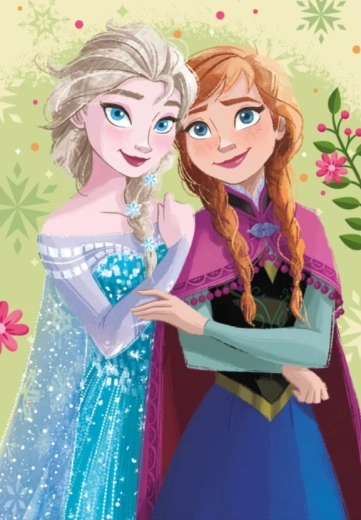 Puzzle Dino con gemme Ritratto primaverile 200 pezzi